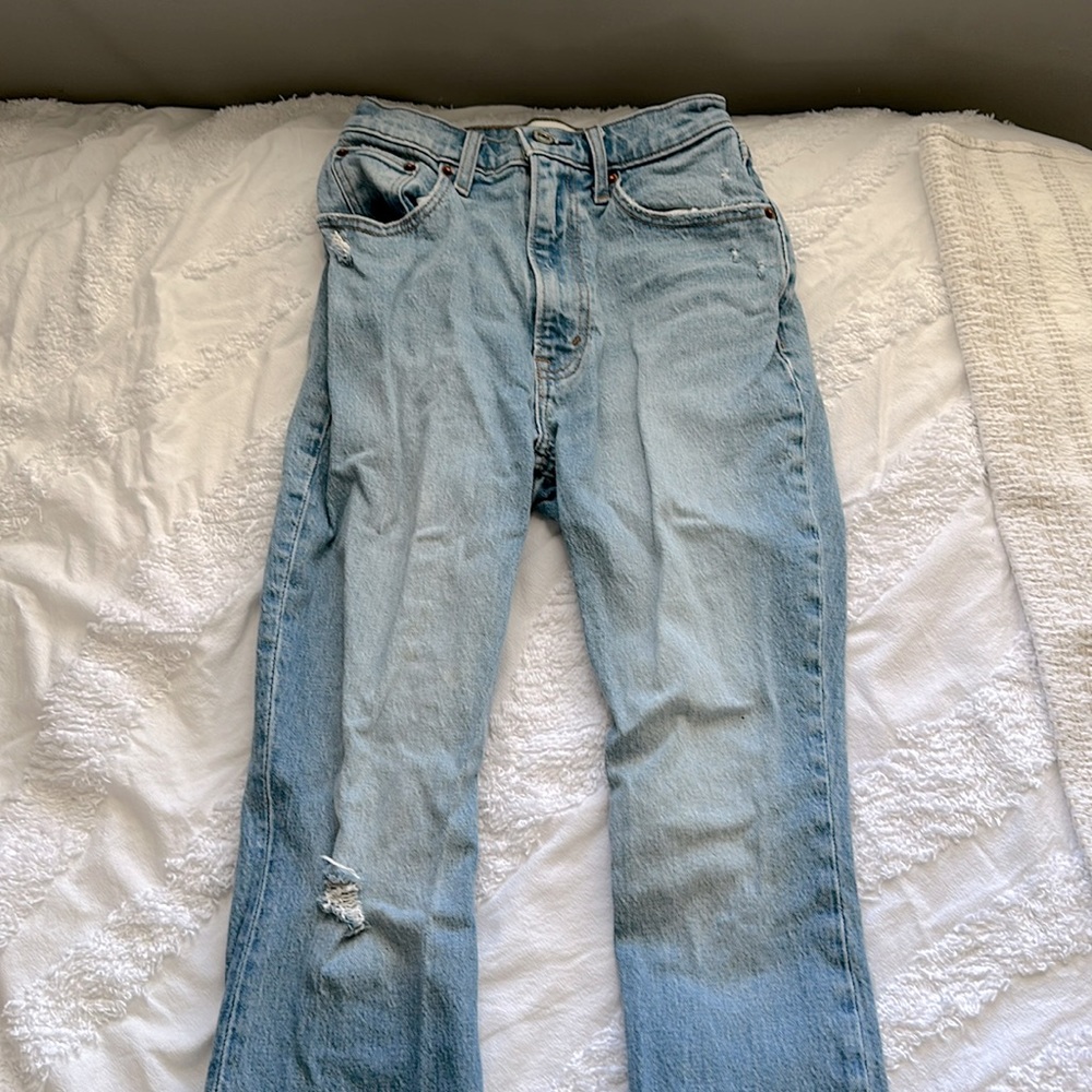 Abercrombie & Fitch Light Wash Flare Jeans